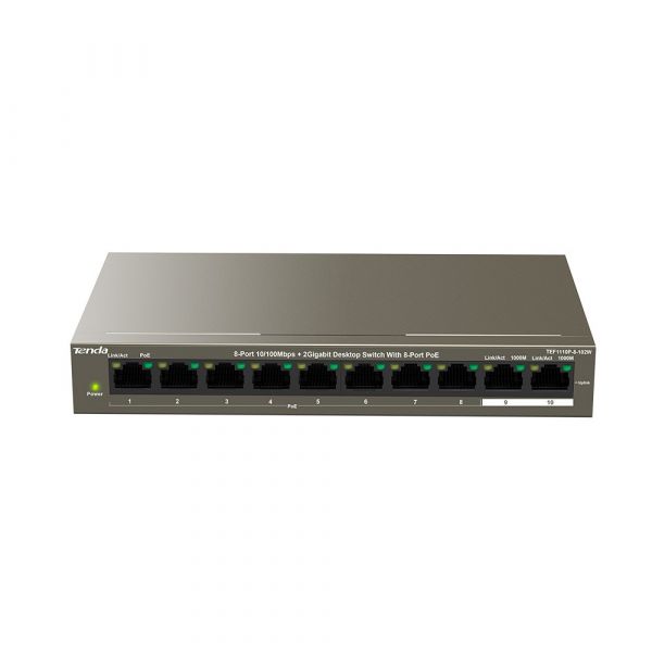 Tenda Switch 10 Ports-8-102W PoE