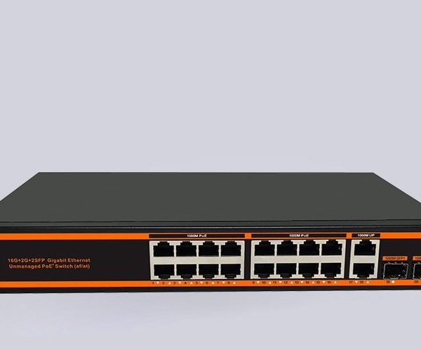 Switch PoE 16P-22 300W